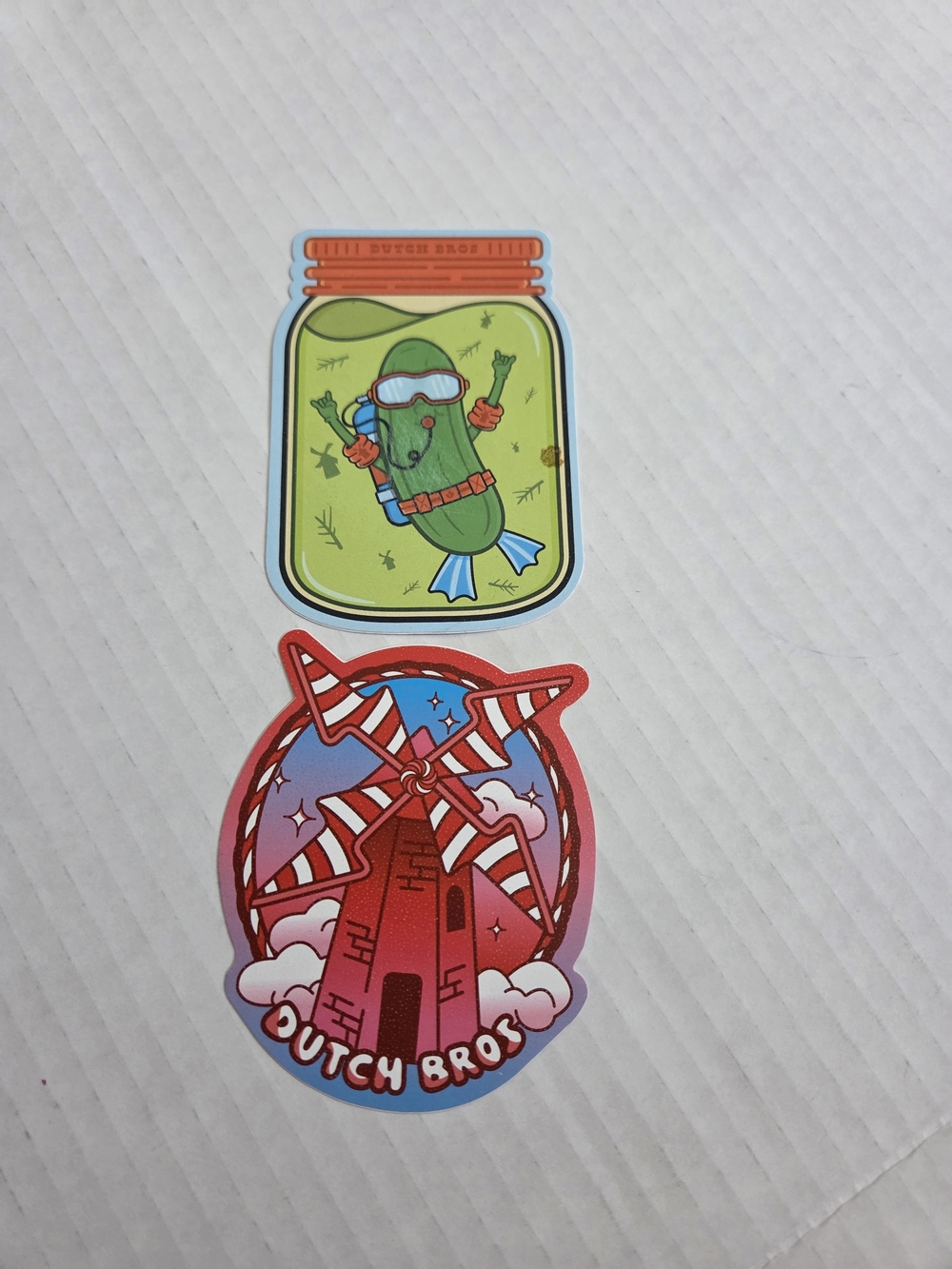Dutch Bros authentic stickers from previous sticker drops